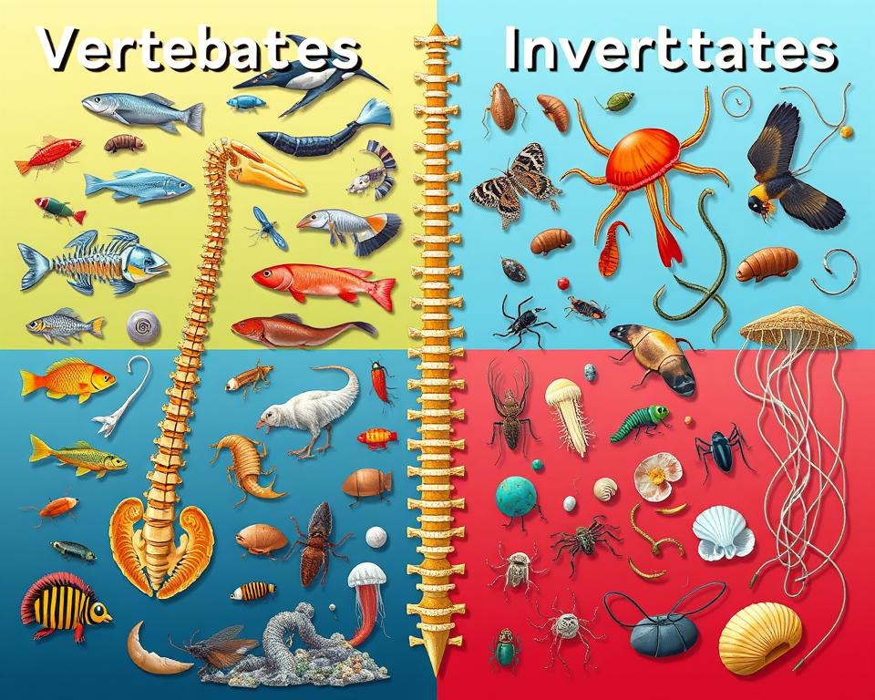 perbedaan antara hewan vertebrata dan invertebrata