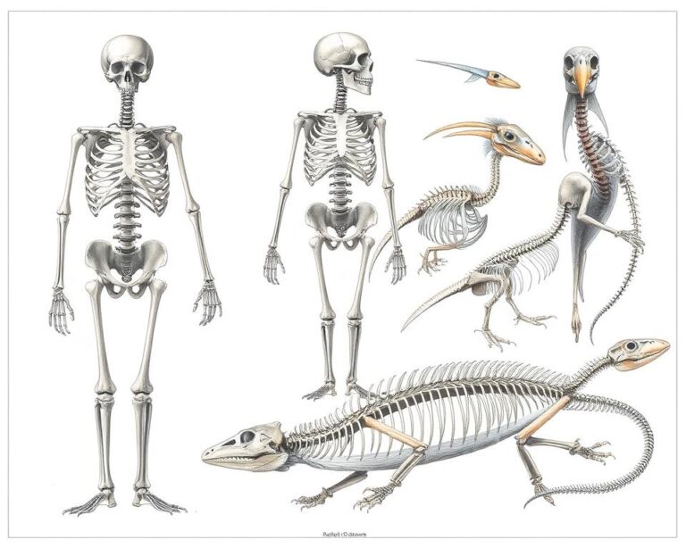 sistem rangka hewan vertebrata