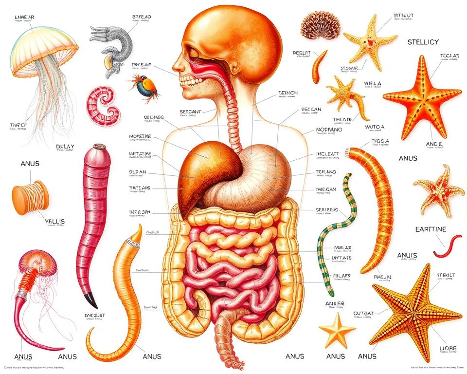 sistem pencernaan hewan invertebrata